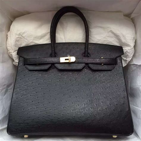 hermes black ostrich birkin bag|birkin bag new cost.